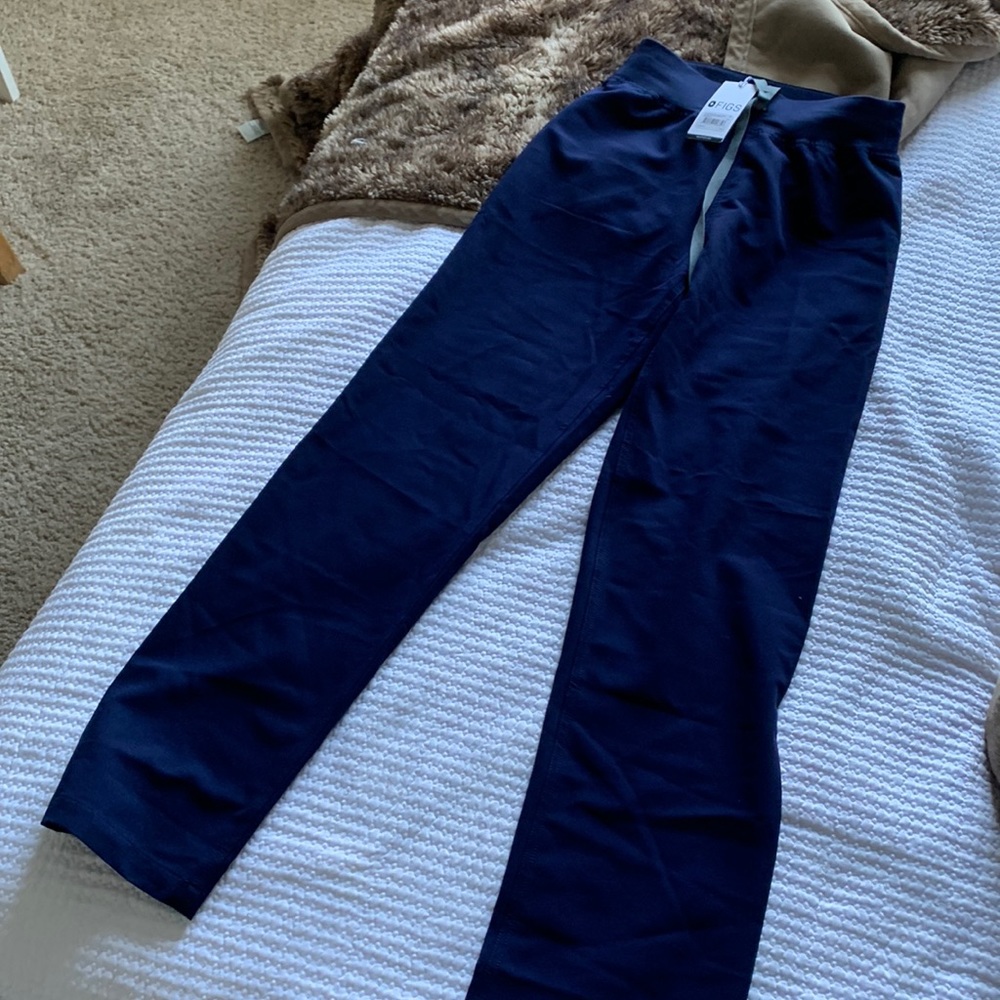 CS Navy blue FIGS Livingston Scrub pants